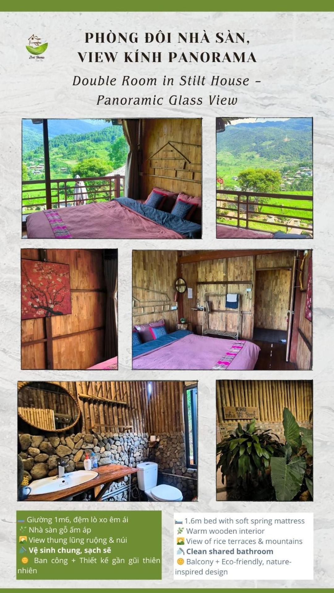 Zoni Home Tram Tau Cham Ta Lao Exterior foto